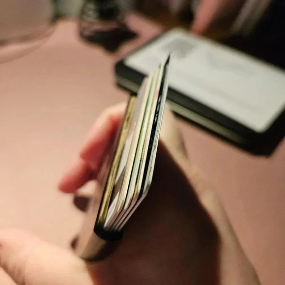 🎁FREEw/Purchase |  M Monogram with Flower Slim Pop Up Card Holder Wallet - NWOT - Picture 14 of 16